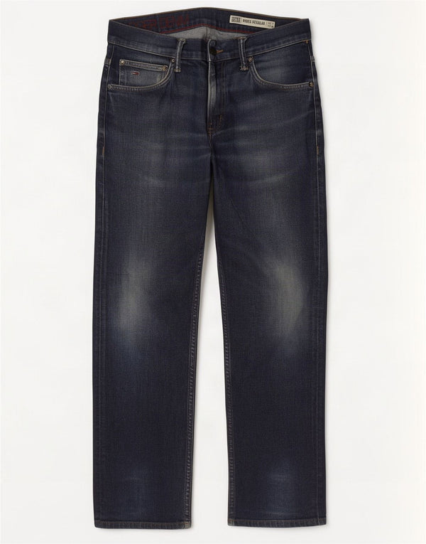 Мужские прямые джинсы Tommy Hilfiger Ryder Regular W33 L30, темно-синий, хлопок