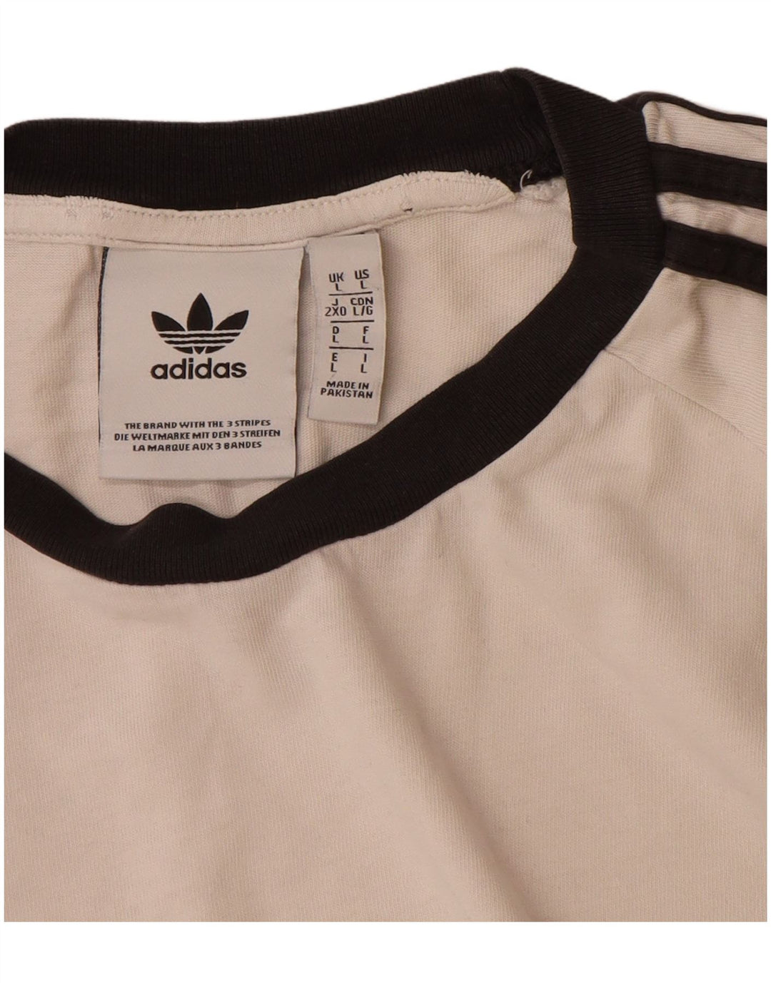 Мужская футболка Adidas Top большого размера из белого хлопка