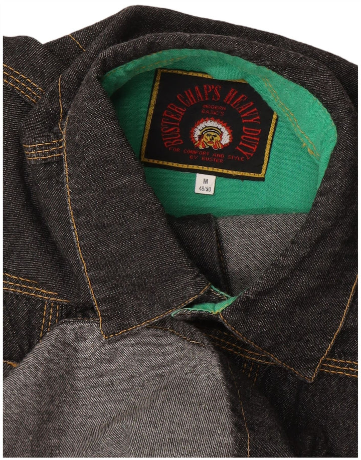 Рубашка мужская джинсовая BUSTER IT 48/50 Средняя Черная