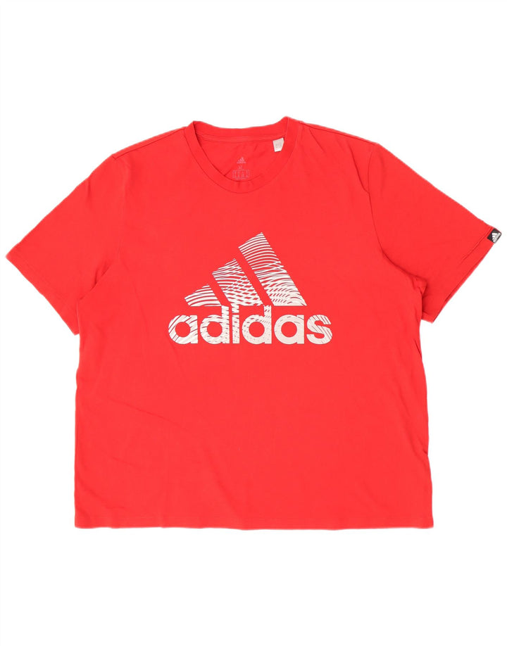 Adidas Мужская футболка с рисунком Top XL Красный