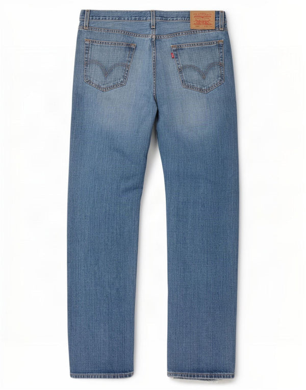 Мужские джинсы Bootcut с низкой талией Levi's 529 W36 L34, синие, хлопок