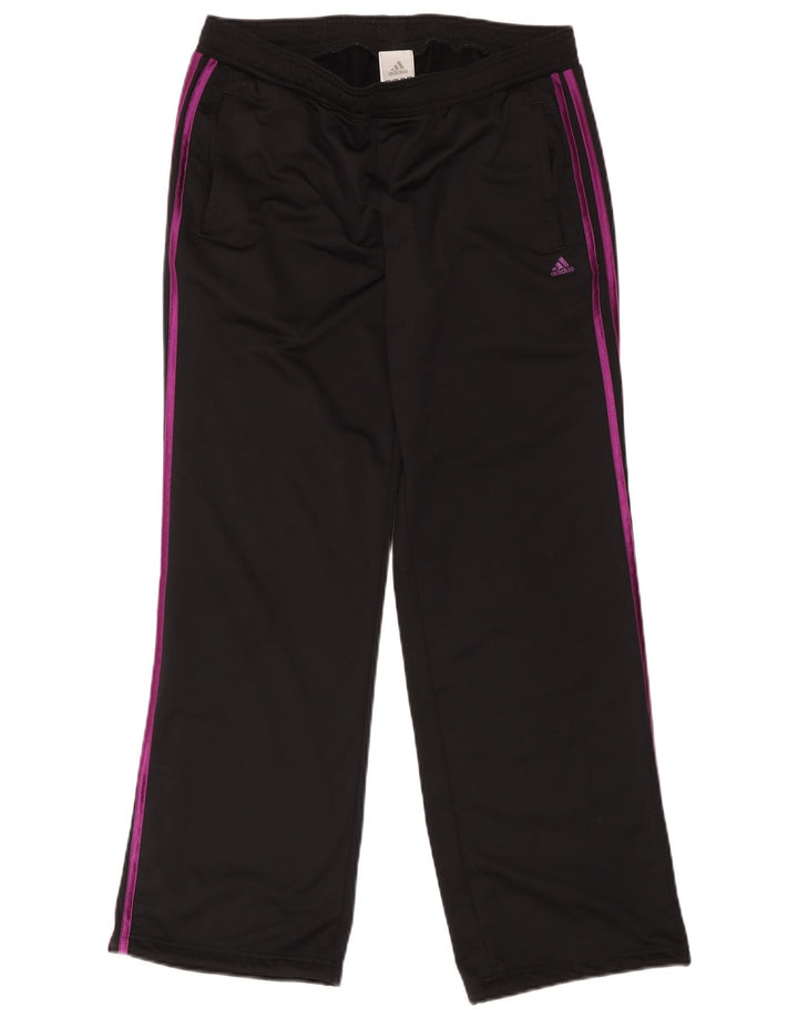 Женские спортивные брюки Adidas UK 12/14, средний черный полиэстер