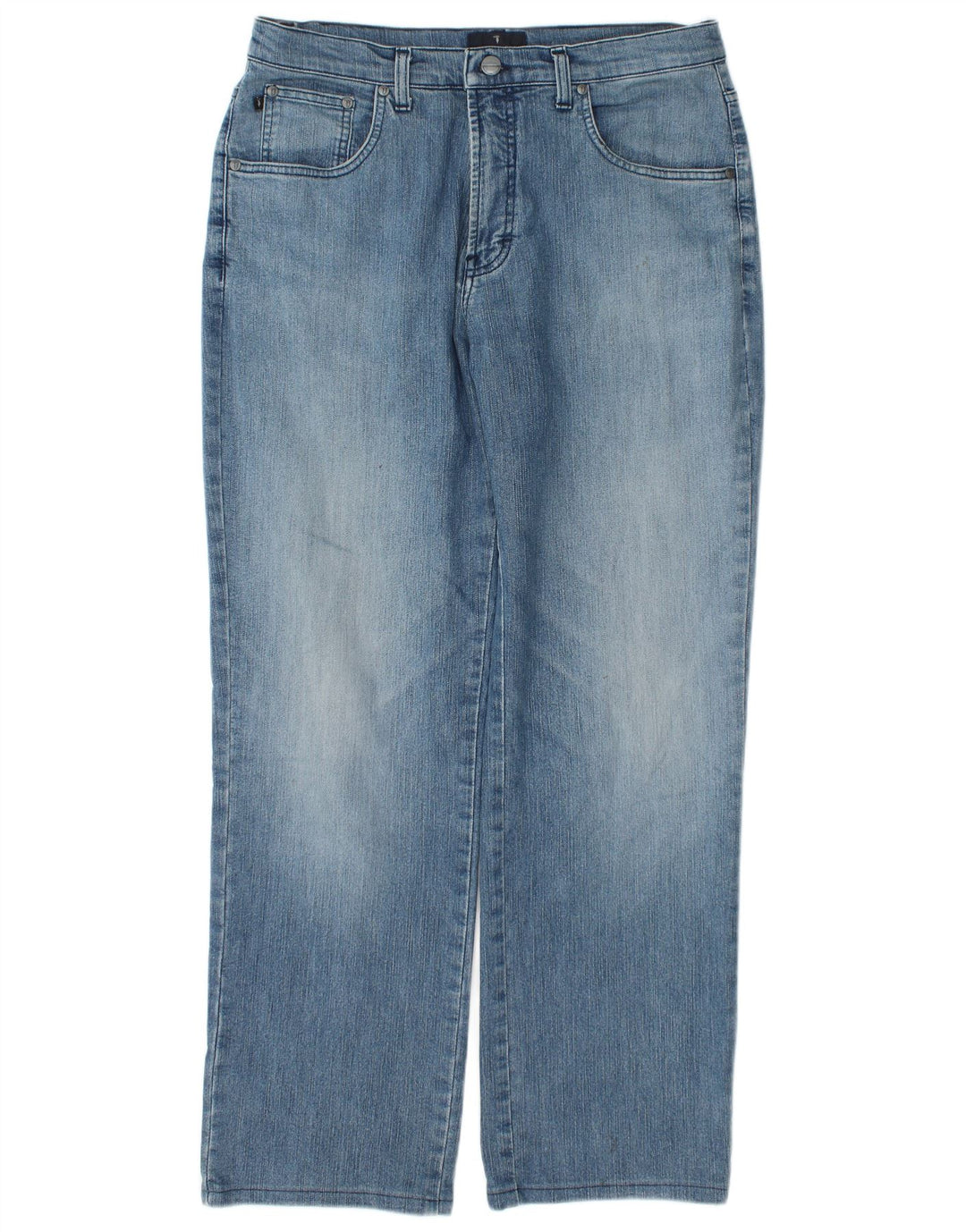 Мужские прямые джинсы Trussardi W32 L30 синие, хлопок