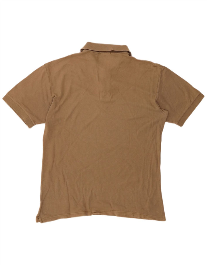 Мужская рубашка поло FILA среднего коричневого цвета