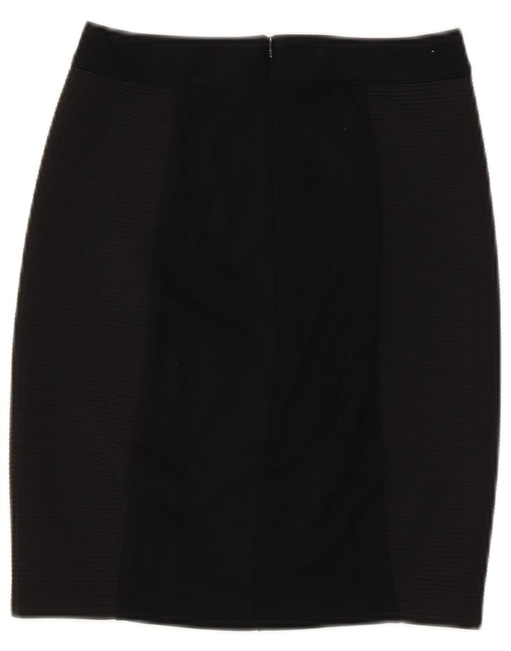 Женская юбка-карандаш French Connection UK 8, маленькая W26, черный полиэстер