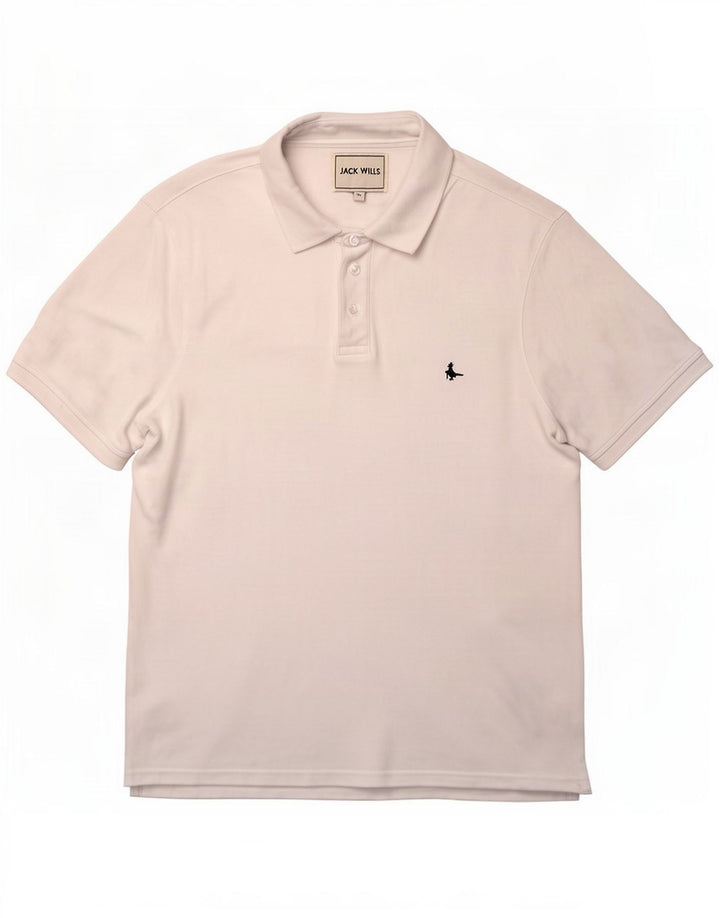 Мужская рубашка-поло Jack Wills 2XL, белый хлопок