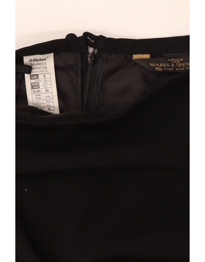 Женская юбка-карандаш Marks & Spencer St. Michael UK 8, маленькая W26, черная