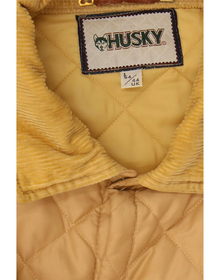 Мужская стеганая куртка Husky UK 44 2XL Бежевый нейлон