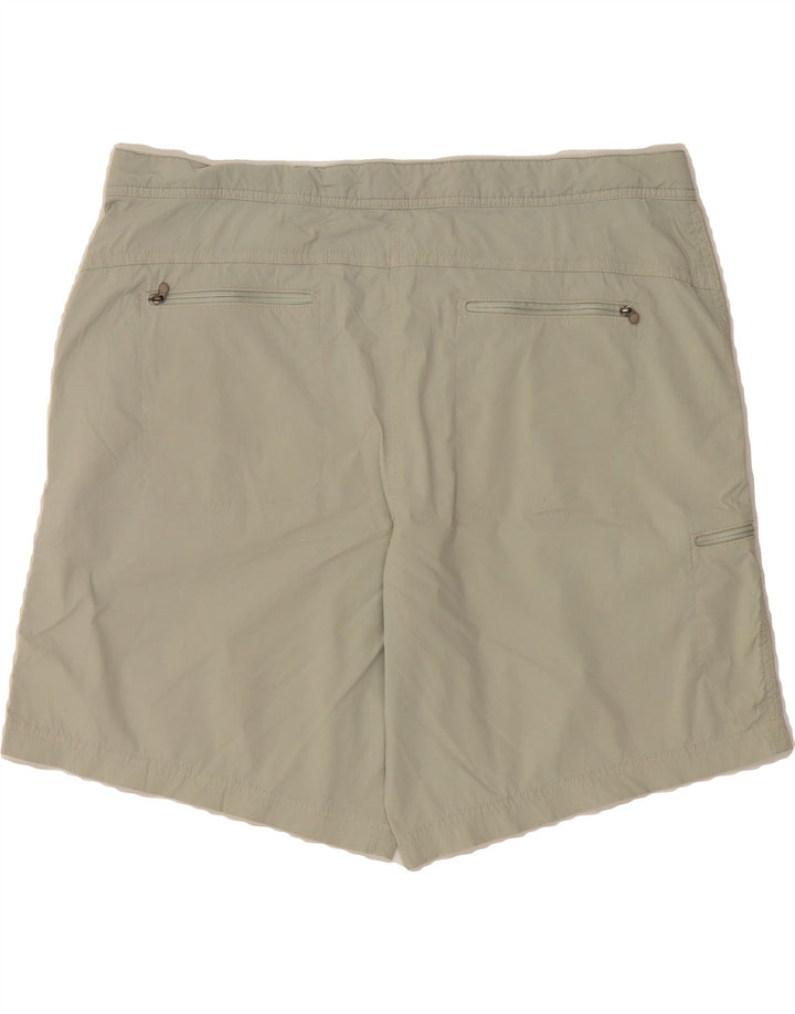 L.L.BEAN Womens Cargo Shorts US 18 2XL W38  Khaki Nylon Vintage L.L.Bean and Second-Hand L.L.Bean from Messina Hembry 