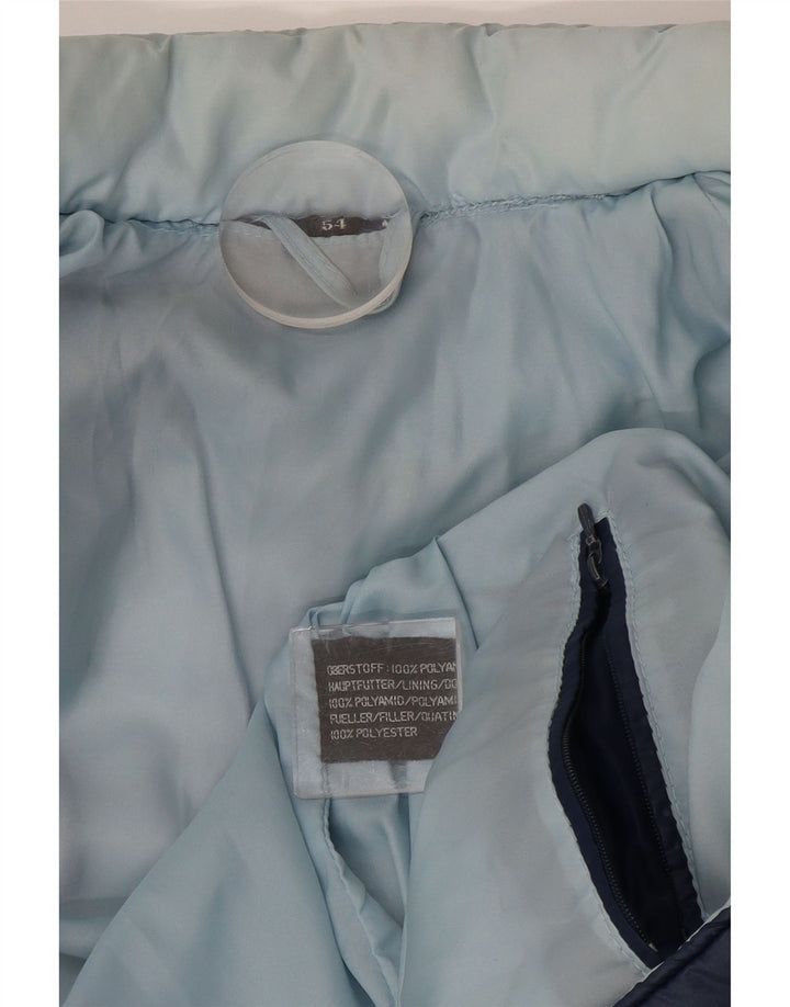 Винтажная мужская стеганая куртка IT 54 2XL Темно-синий Полиамид