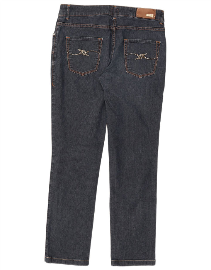 Женские узкие джинсы Trussardi W28 L28 синие, хлопок