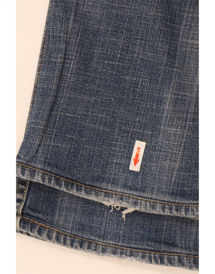 Женские прямые джинсы Levi's 627 W28 L28 синие, хлопок