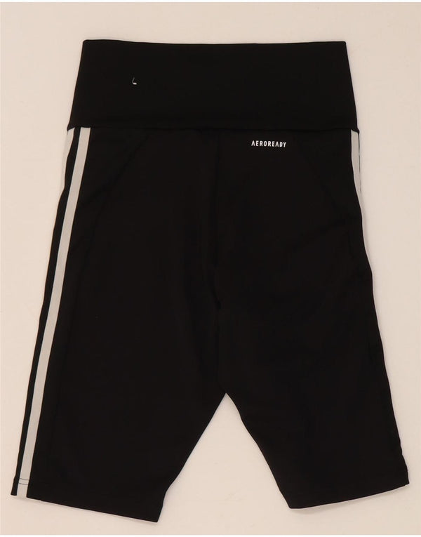 Женские спортивные шорты Adidas UK 4/6 XS, черный полиэстер