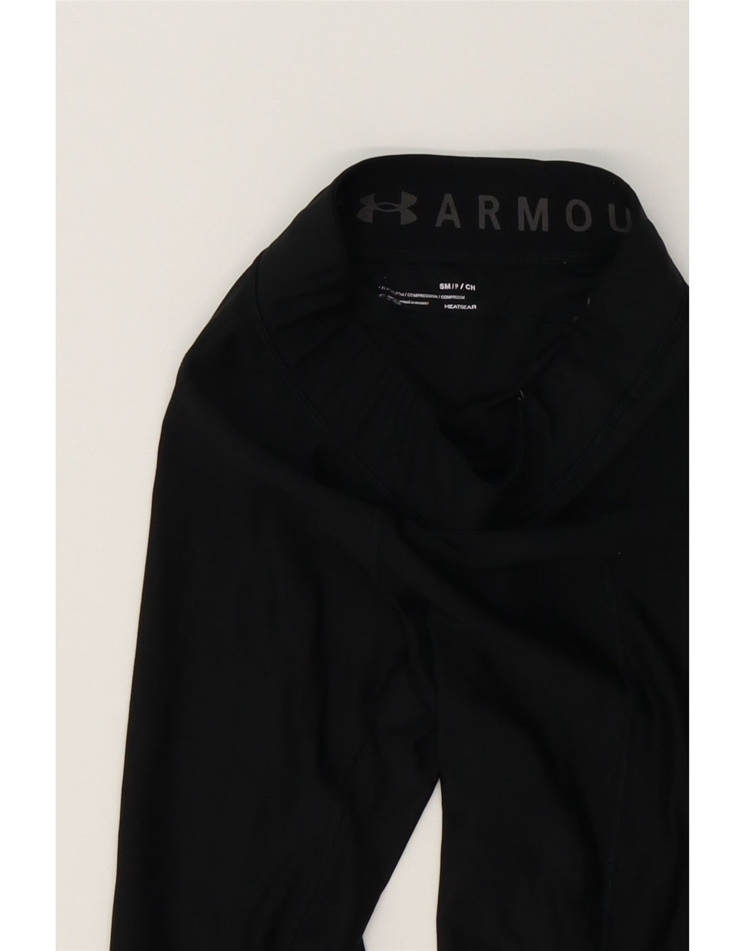 UNDER ARMOUR Womens Heat Gear Leggings UK 8 Small  Black Polyester Vintage Under Armour and Second-Hand Under Armour from Messina Hembry 