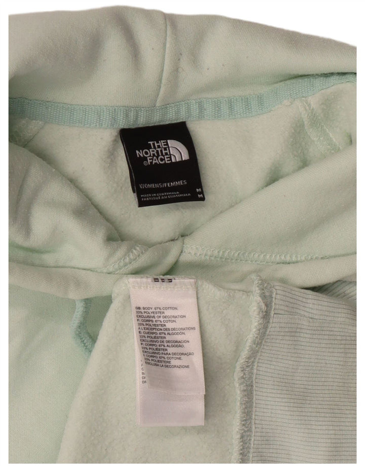 THE NORTH FACE Mens Hoodie Jumper Medium Green Cotton