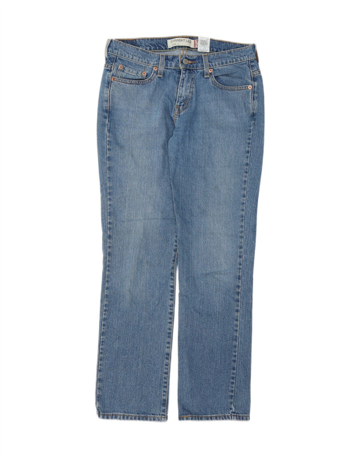 Женские прямые джинсы LEVI'S 505 США 6 Средний W30 L31 Синий хлопок