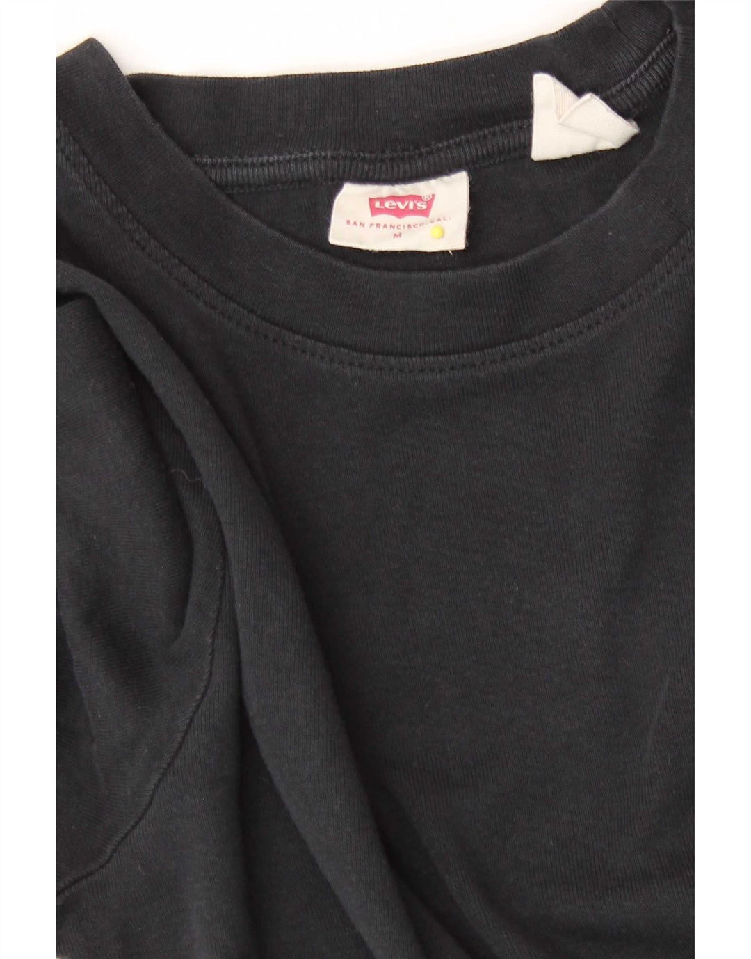 Женский топ Levi's с длинным рукавом UK 12, средний черный