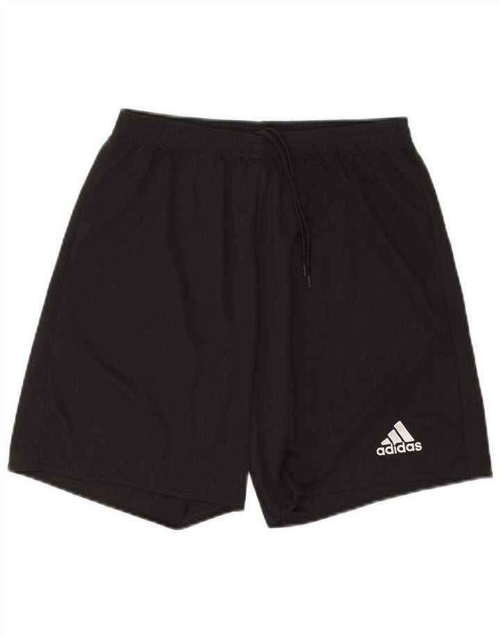Мужские спортивные шорты Adidas Climalite, средний черный полиэстер