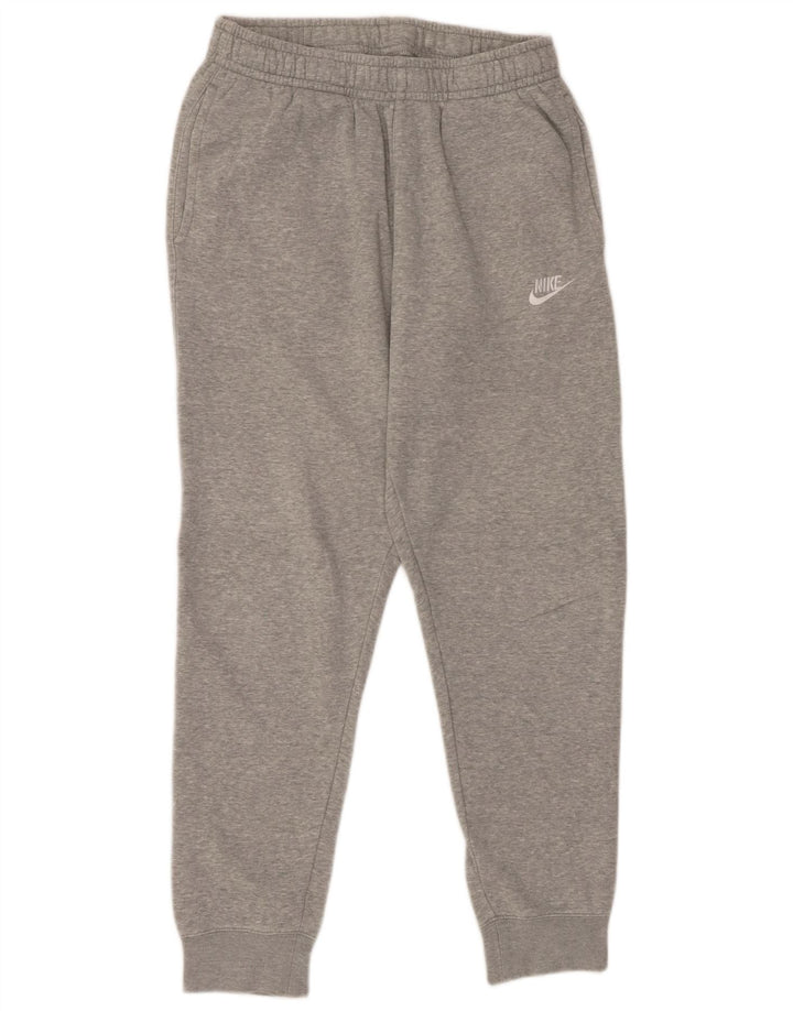 Мужские спортивные брюки NIKE, джоггеры, маленькие серые, хлопковые