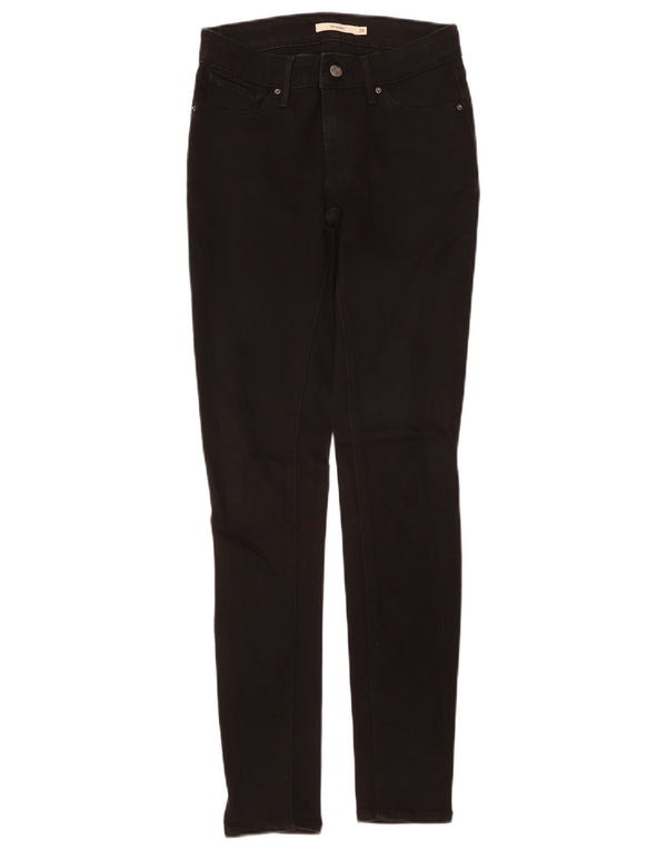 Женские джинсы скинни LEVI'S 711 W26 L30, черный хлопок