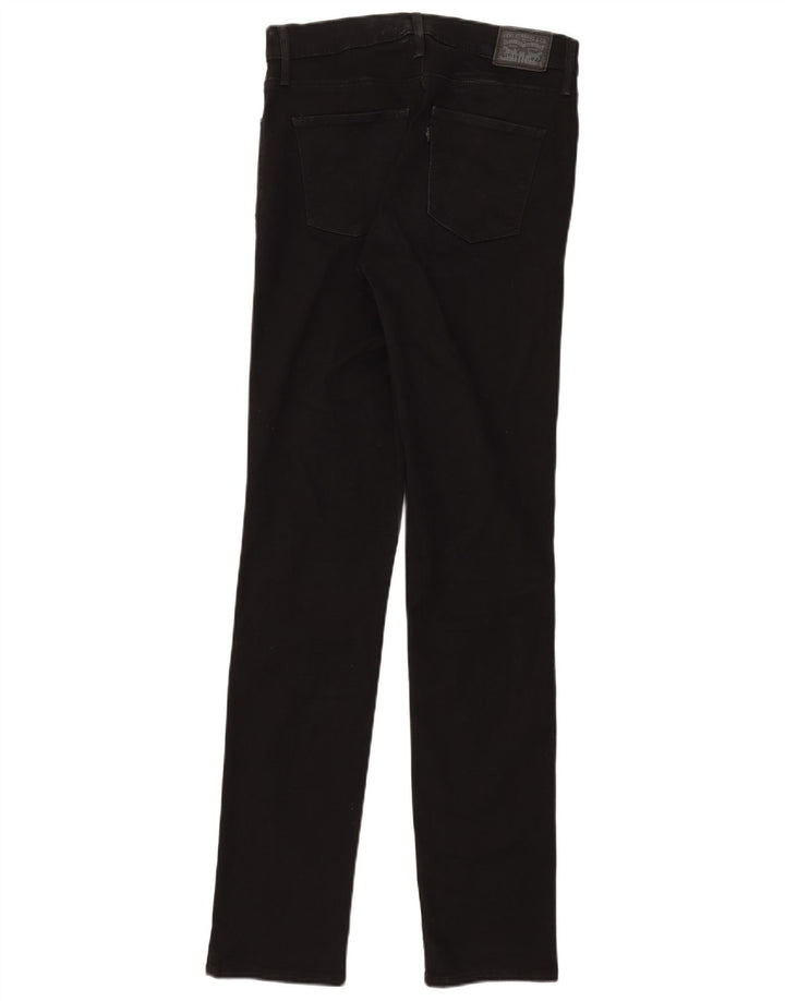 Женские облегающие джинсы Levi's W31 L34, черный хлопок