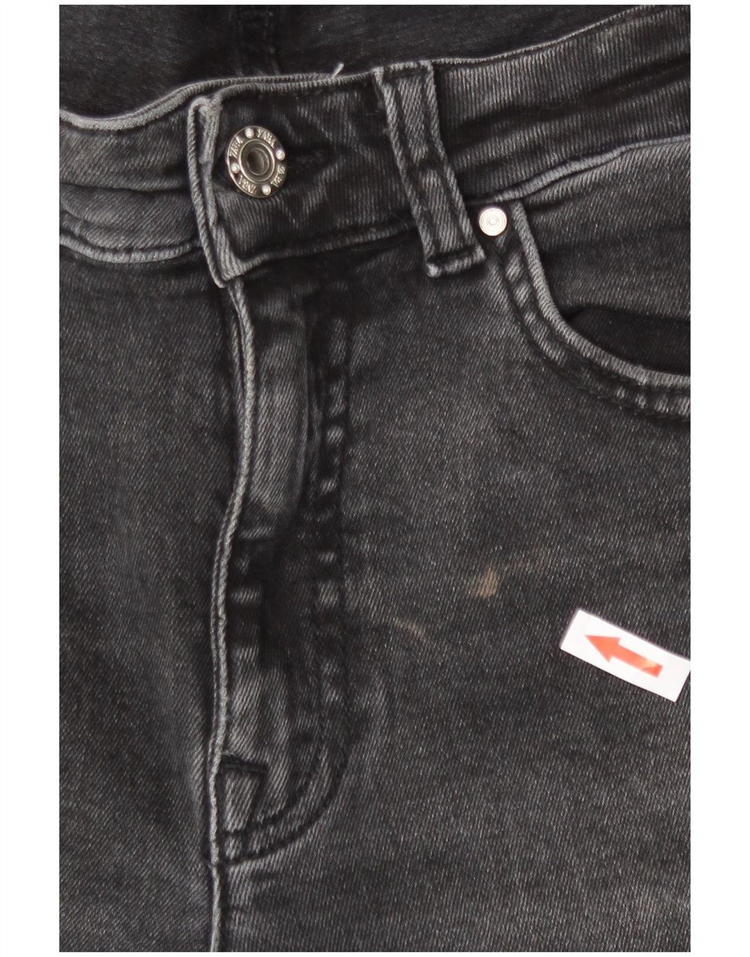 Женские узкие джинсы Zara EU 42, большие W32 L26, серые