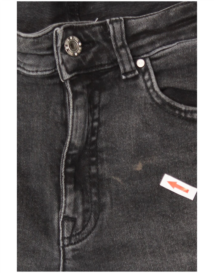 Женские узкие джинсы Zara EU 42, большие W32 L26, серые