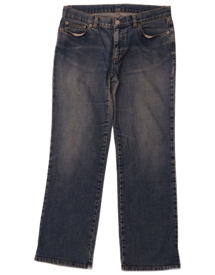 BENETTON Женские прямые джинсы IT 44 Medium W30 L28 Синий хлопок