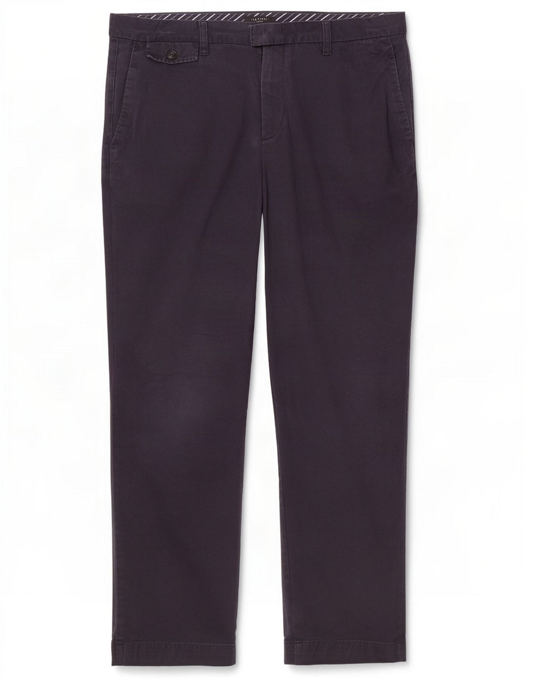 Мужские прямые костюмные брюки Ted Baker W36 L30 темно-синие, хлопок