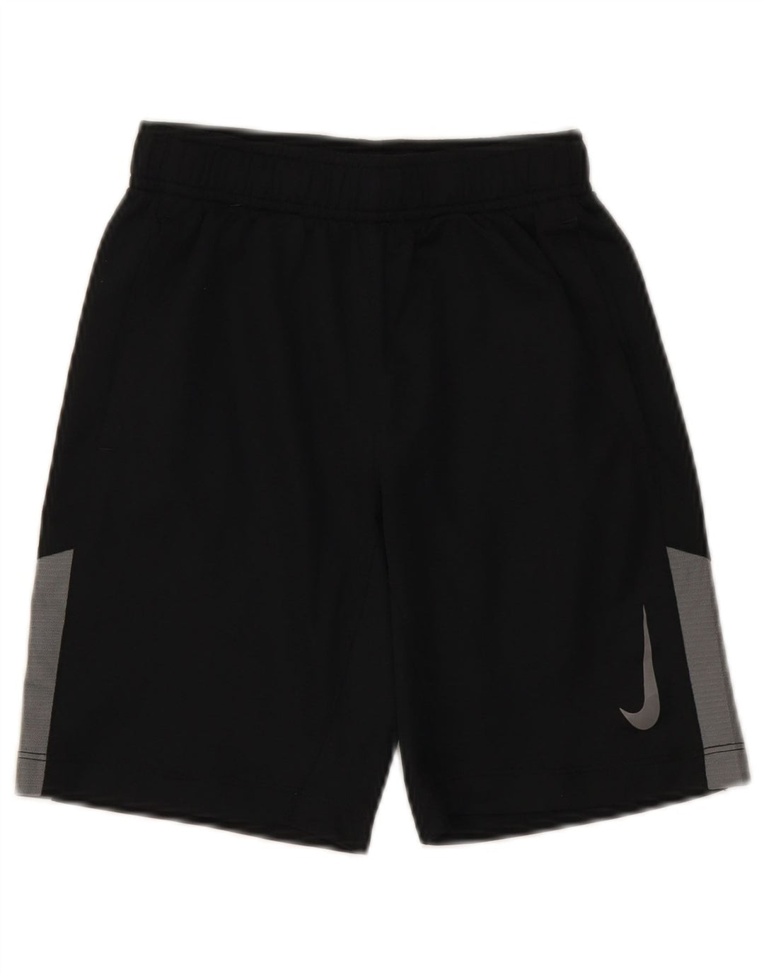 Спортивные шорты Nike Dri Fit для мальчиков 8–9 лет, маленькие черные, полиэстер с цветными блоками