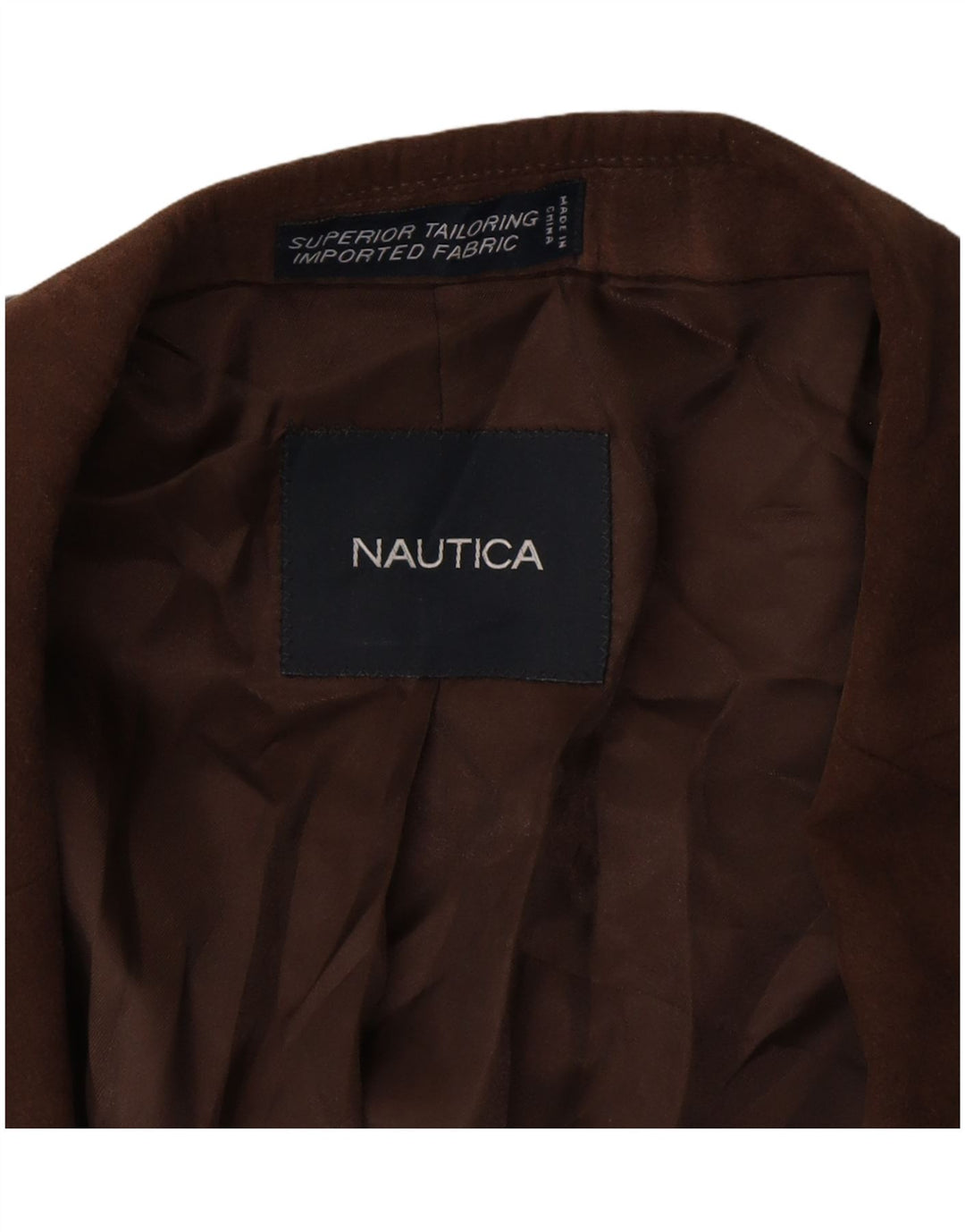 Мужской пиджак NAUTICA на 2 пуговицах UK 42 XL Коричневый