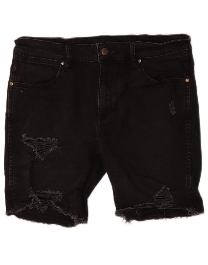 Женские джинсовые шорты Wrangler W32, большие, черные