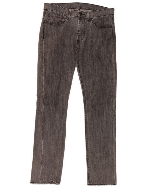 Мужские джинсы скинни Levi's 510 W31 L32 Серый хлопок