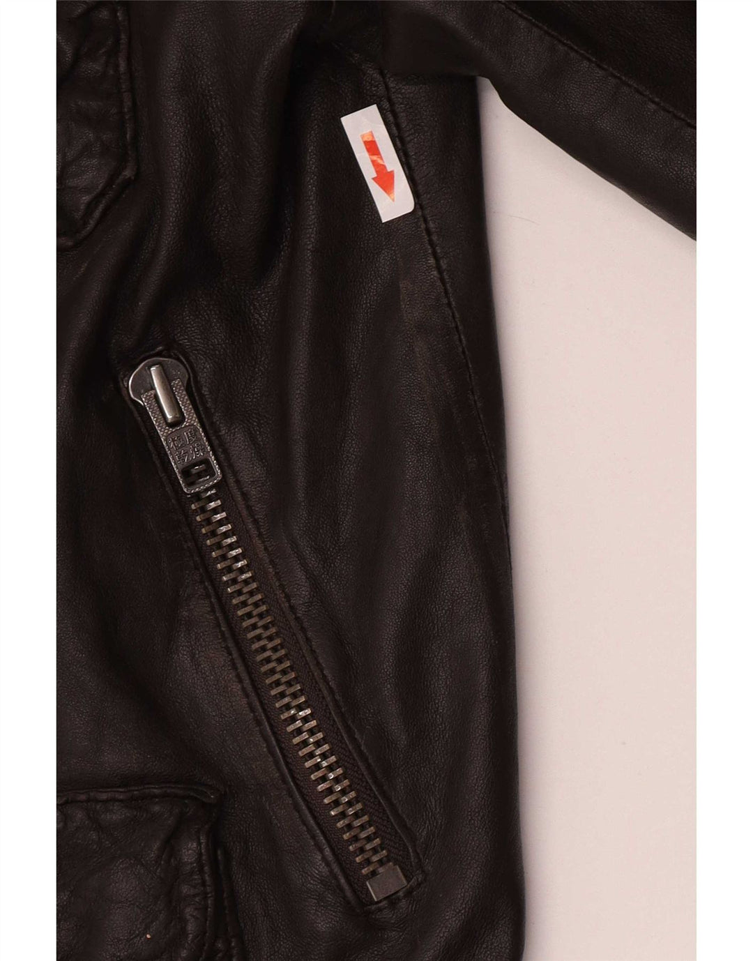 Мужская кожаная куртка Superdry в стиле милитари UK 42 XL Коричневая