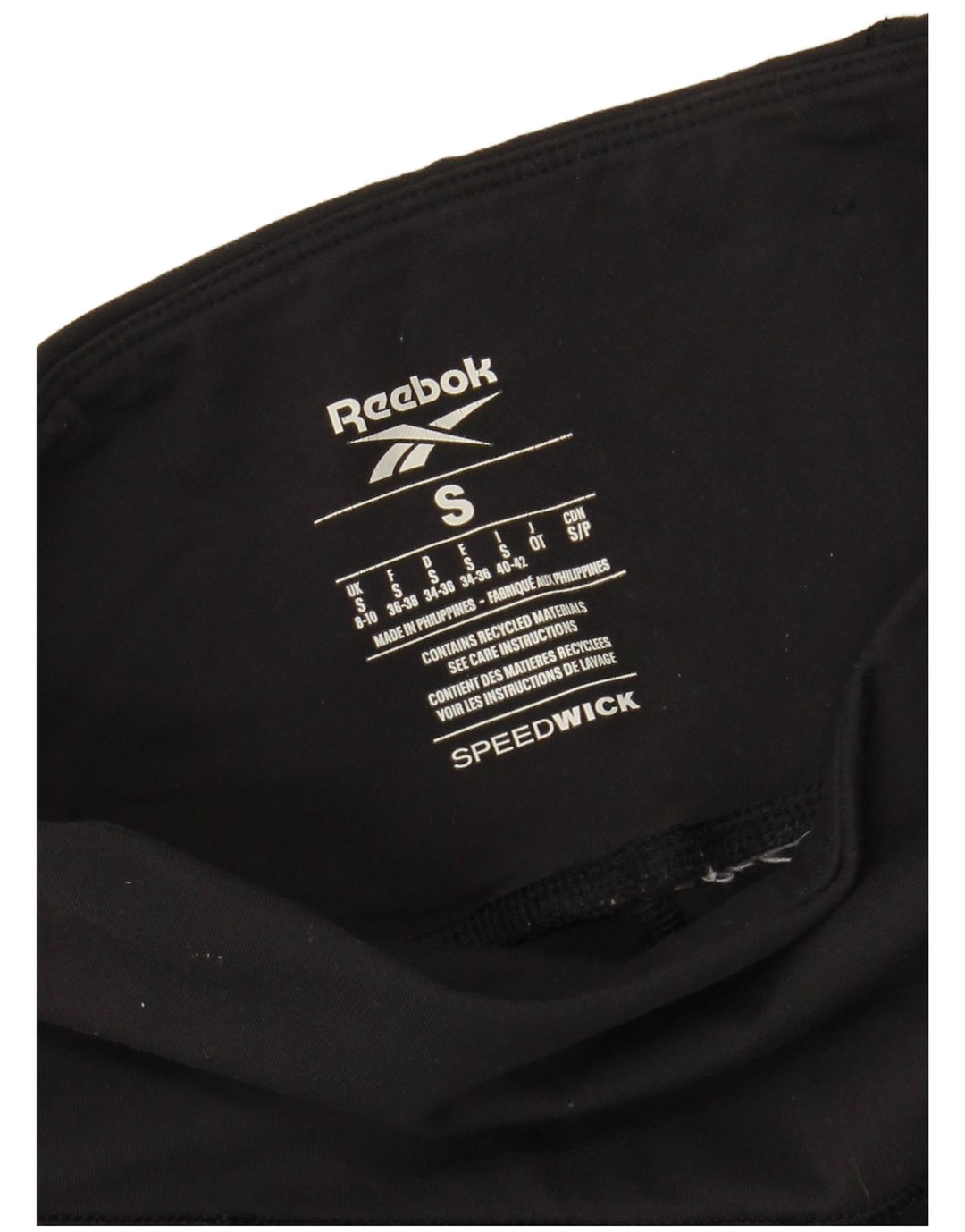 Женские леггинсы REEBOK UK 8/10, маленькие, черные