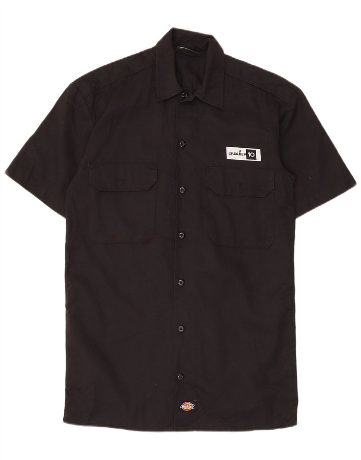 Мужская рубашка с коротким рукавом Dickies XS, черная, полиэстер