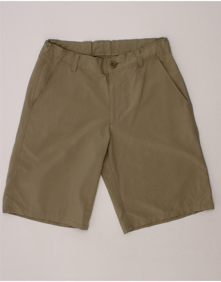 IZOD Boys Regular Chino Shorts 11-12 Years W26  Khaki Polyester Vintage Izod and Second-Hand Izod from Messina Hembry 