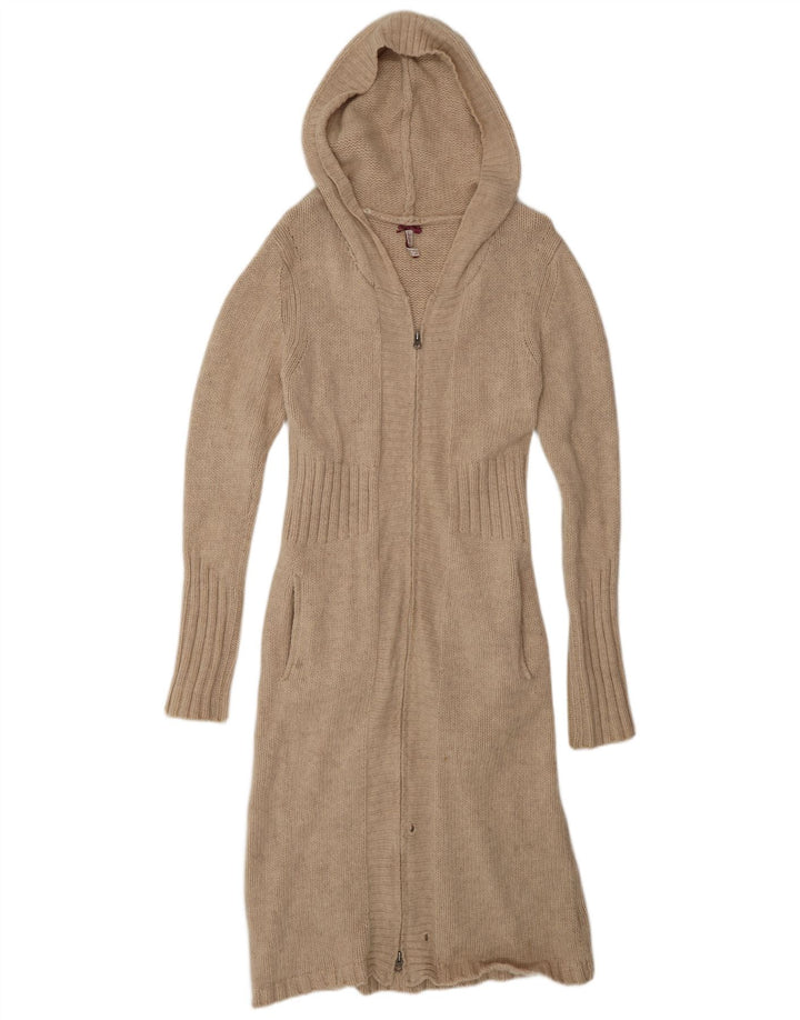 Женский удлиненный кардиган с капюшоном White Stuff UK 12, средний бежевый