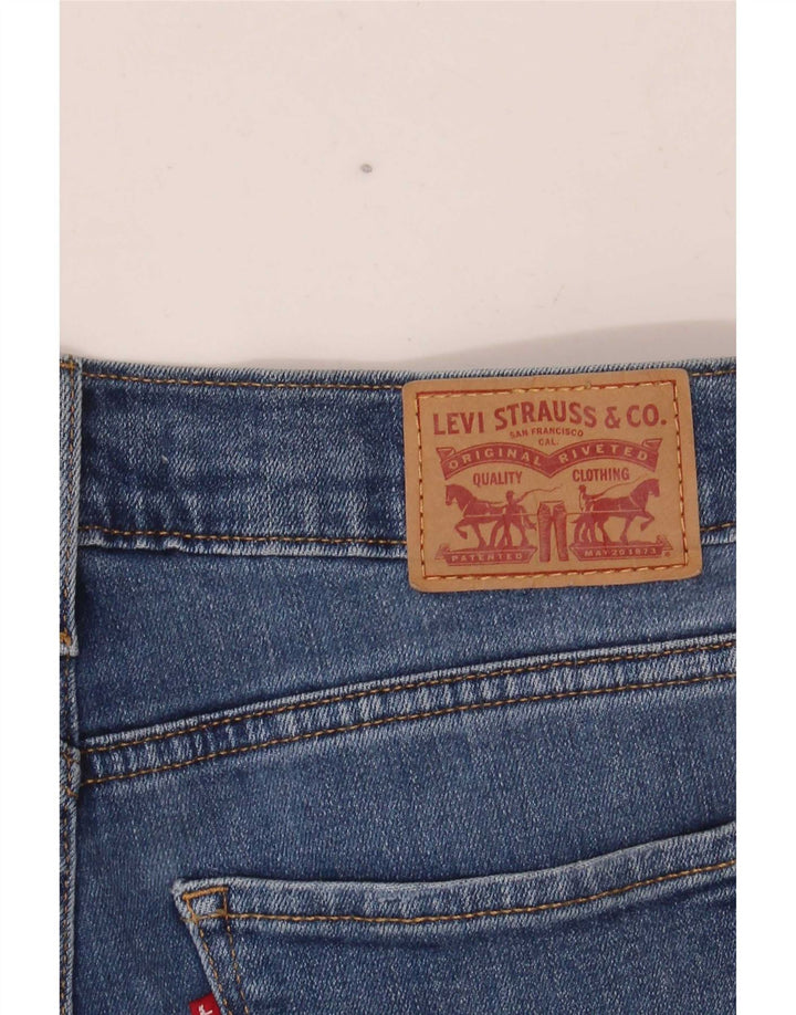 Женские прямые джинсы Levi's 724 с высокой посадкой W28 L28 синие