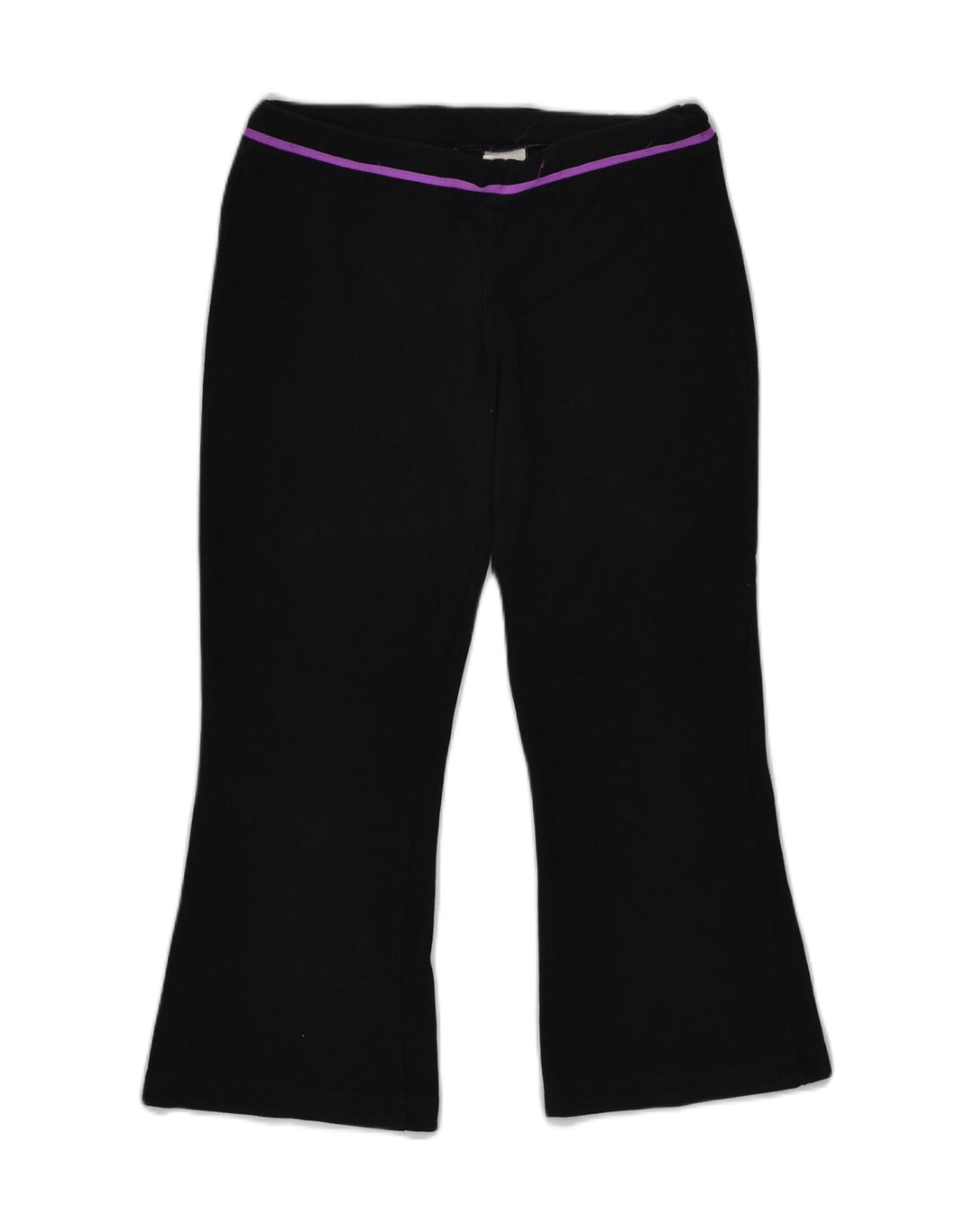 MOSSIMO Womens Tracksuit Trousers UK 12 Medium Black Cotton | Vintage Mossimo | Thrift | Second-Hand Mossimo | Used Clothing | Messina Hembry 