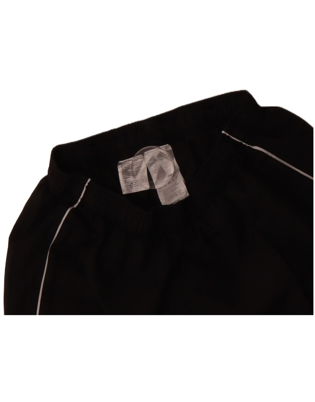 ADIDAS Mens Tracksuit Trousers Medium Black Polyester