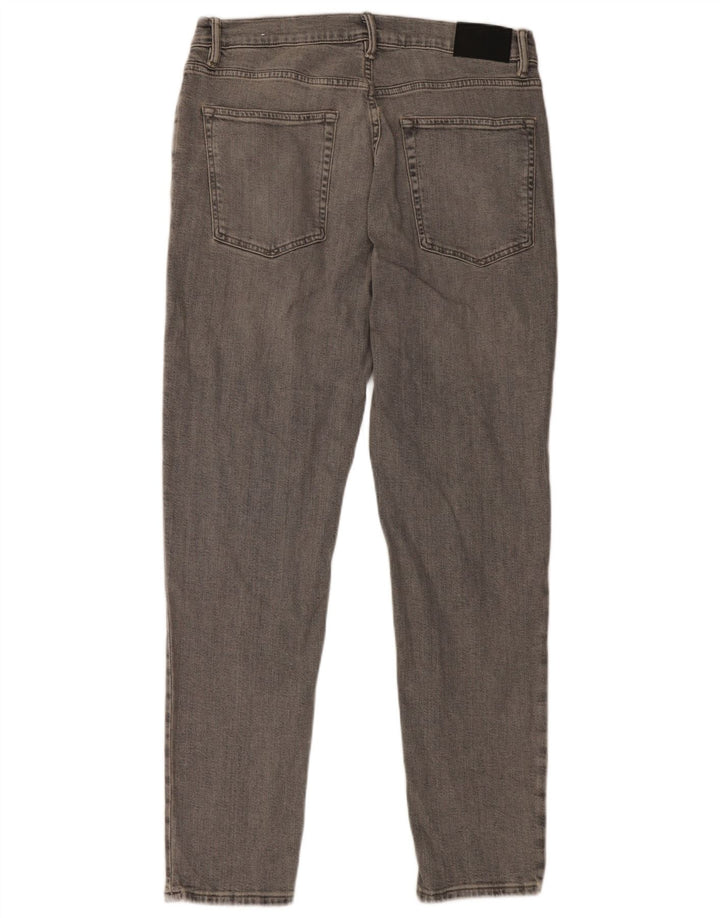 Мужские узкие джинсы Zara EU 44, большие W34 L31, серый хлопок