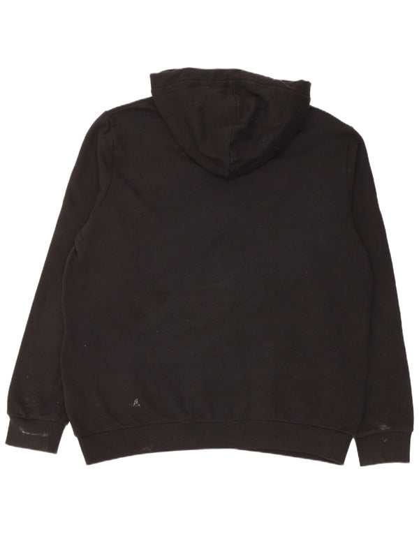 Мужской джемпер с капюшоном Desigual 2XL, черный, хлопок с цветными блоками