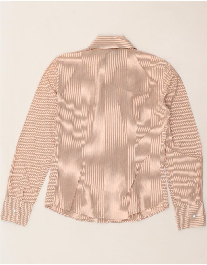 SERGIO TACCHINI Womens Shirt UK 10 Small Pink Striped Vintage Sergio Tacchini and Second-Hand Sergio Tacchini from Messina Hembry 