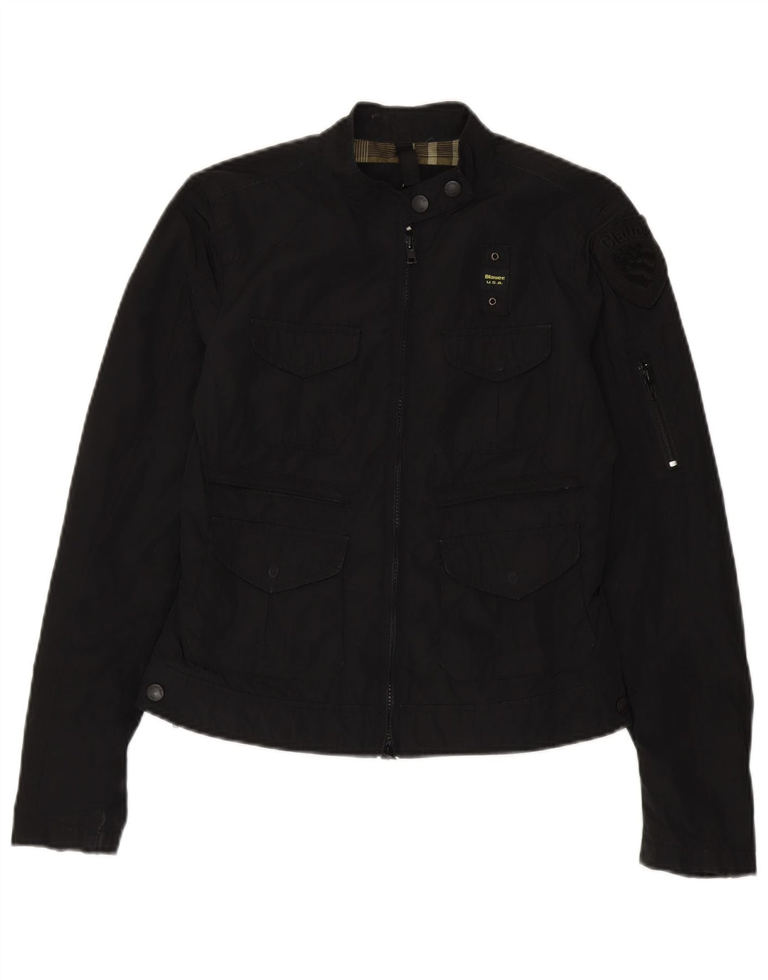 Женская куртка Blauer UK 14, средний черный полиэстер