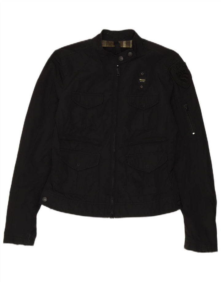 Женская куртка Blauer UK 14, средний черный полиэстер