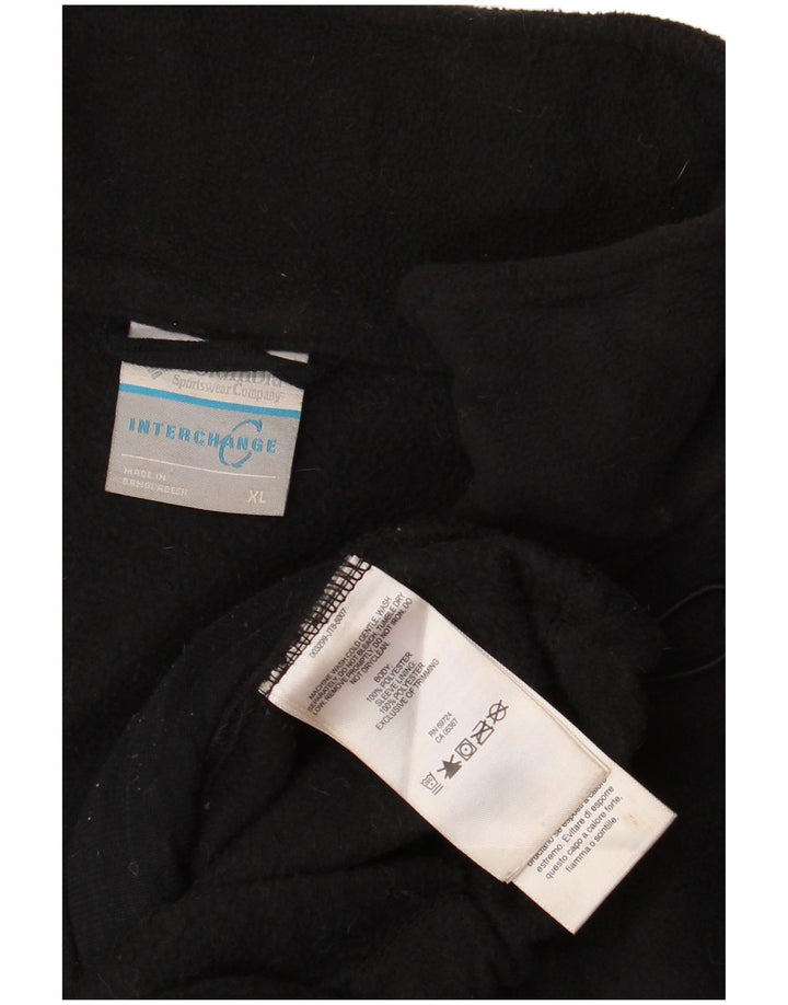 Мужская флисовая куртка Columbia Interchange XL, черный полиэстер