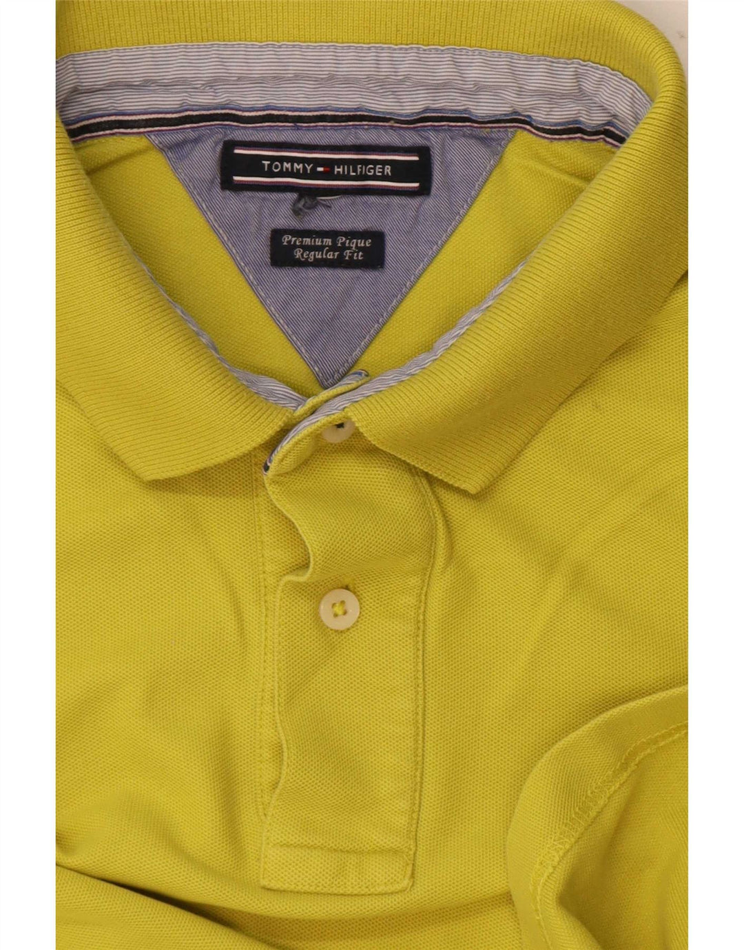 Мужская рубашка-поло обычного кроя Tommy Hilfiger XL, желтая