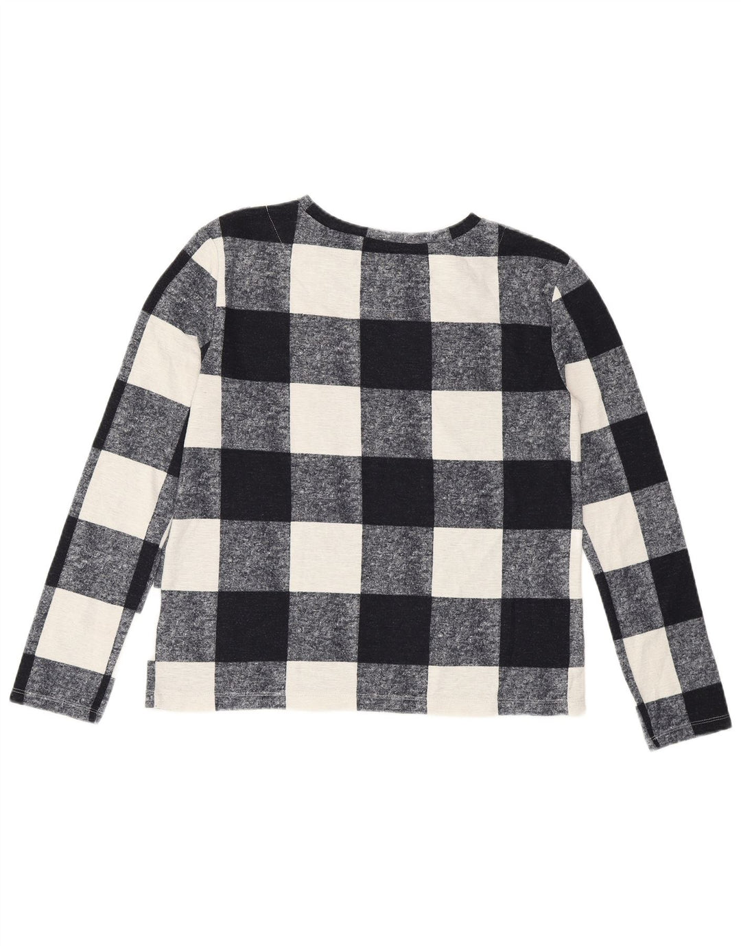 Женский топ Marks & Spencer с длинным рукавом, Великобритания, 8, маленький, темно-синий, полиэстер