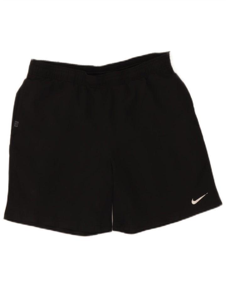 Мужские спортивные шорты Nike Dri Fit, средний черный полиэстер